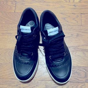 Jimmy choo black Hawaii sneakers 38,5 worn twice!